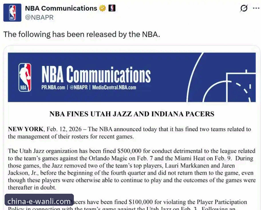 NBA反摆烂新政深度解读与实战分析指南